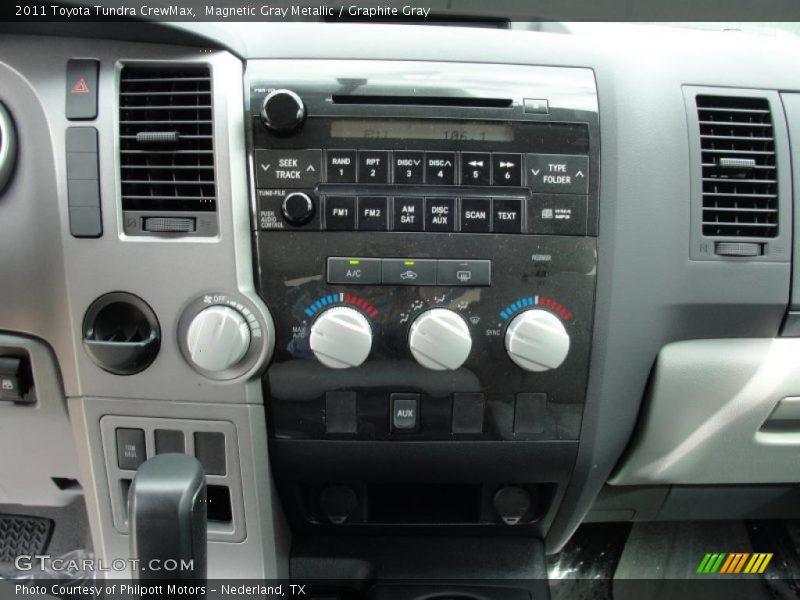 Magnetic Gray Metallic / Graphite Gray 2011 Toyota Tundra CrewMax