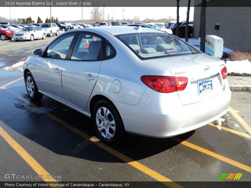Liquid Silver / Gray 2010 Hyundai Elantra GLS
