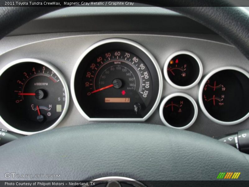 Magnetic Gray Metallic / Graphite Gray 2011 Toyota Tundra CrewMax