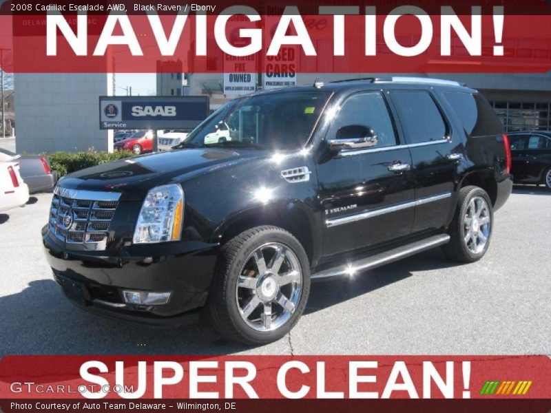 Black Raven / Ebony 2008 Cadillac Escalade AWD