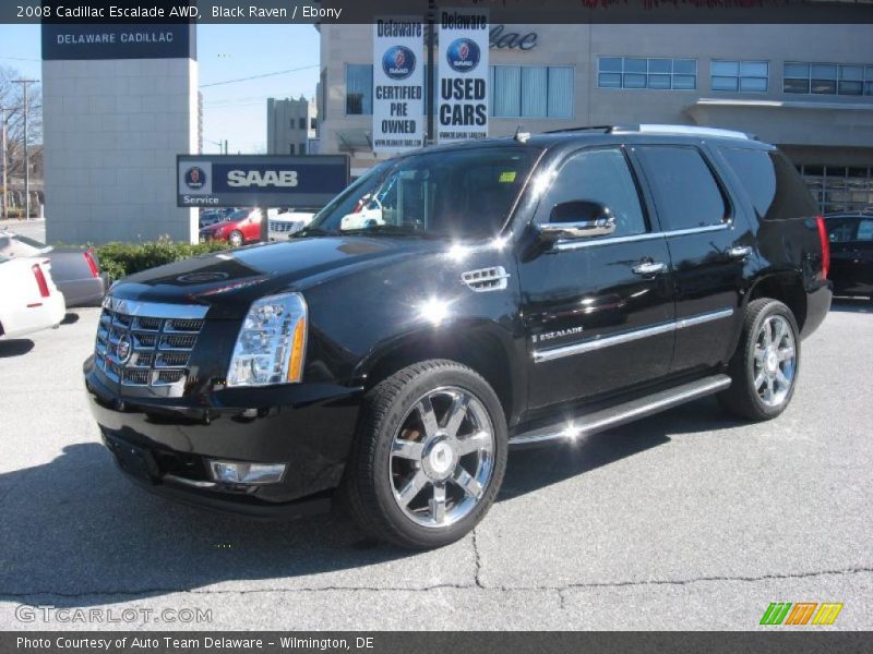 Black Raven / Ebony 2008 Cadillac Escalade AWD