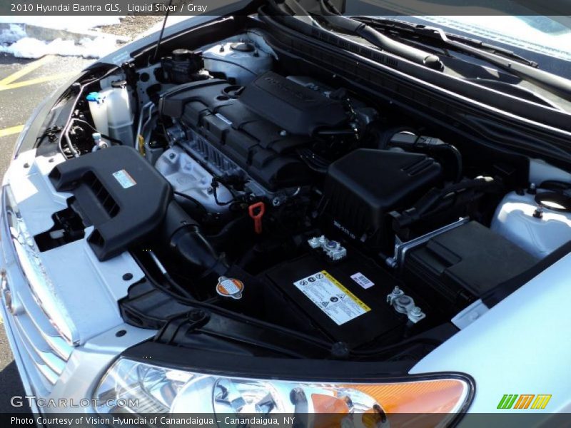 Liquid Silver / Gray 2010 Hyundai Elantra GLS