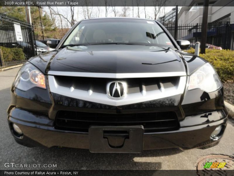 Royal Blue Pearl / Taupe 2008 Acura RDX
