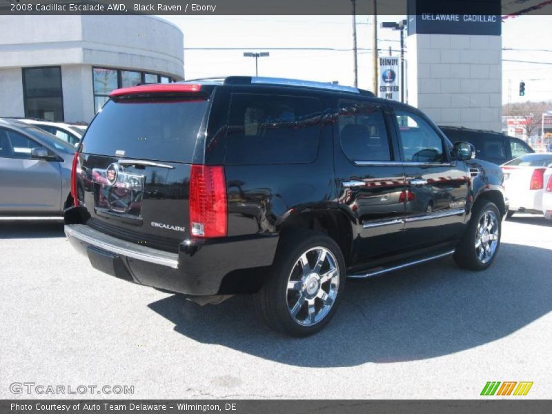 Black Raven / Ebony 2008 Cadillac Escalade AWD
