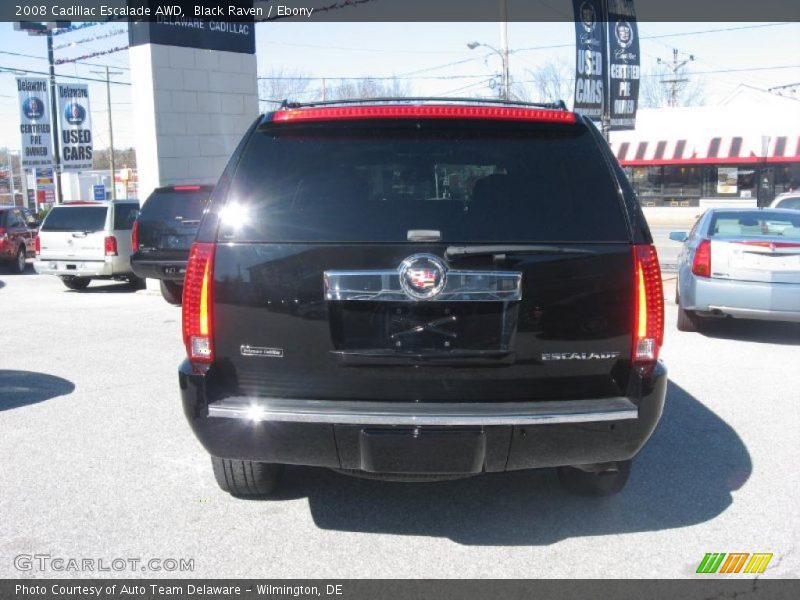 Black Raven / Ebony 2008 Cadillac Escalade AWD