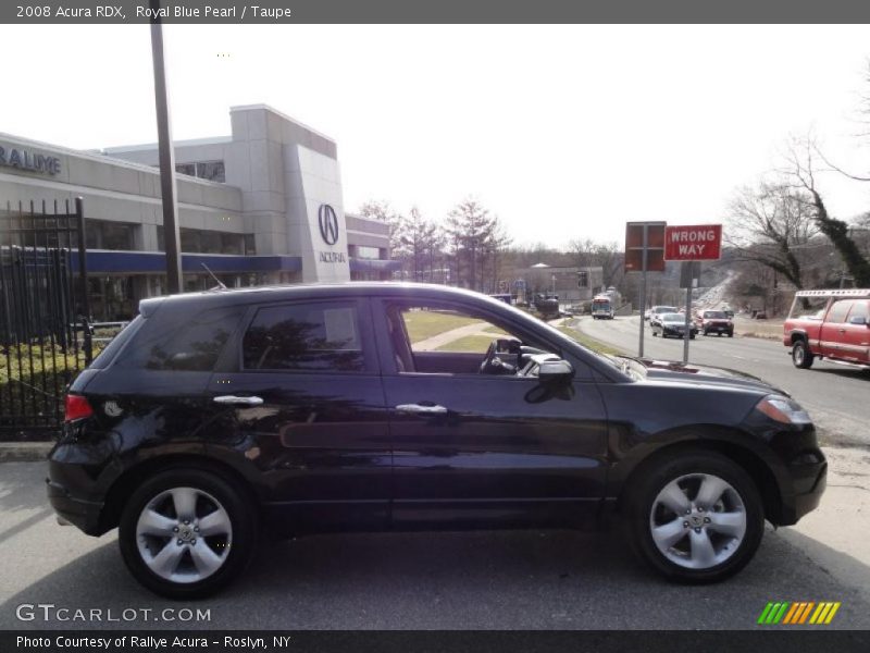 Royal Blue Pearl / Taupe 2008 Acura RDX