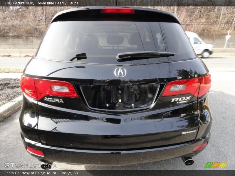 Royal Blue Pearl / Taupe 2008 Acura RDX
