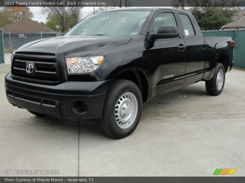 Black / Graphite Gray 2011 Toyota Tundra Double Cab