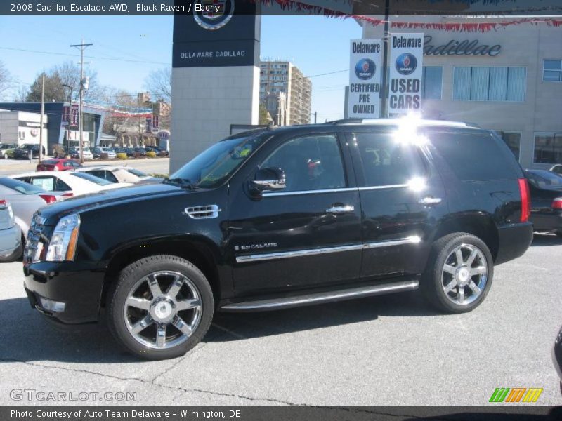 Black Raven / Ebony 2008 Cadillac Escalade AWD