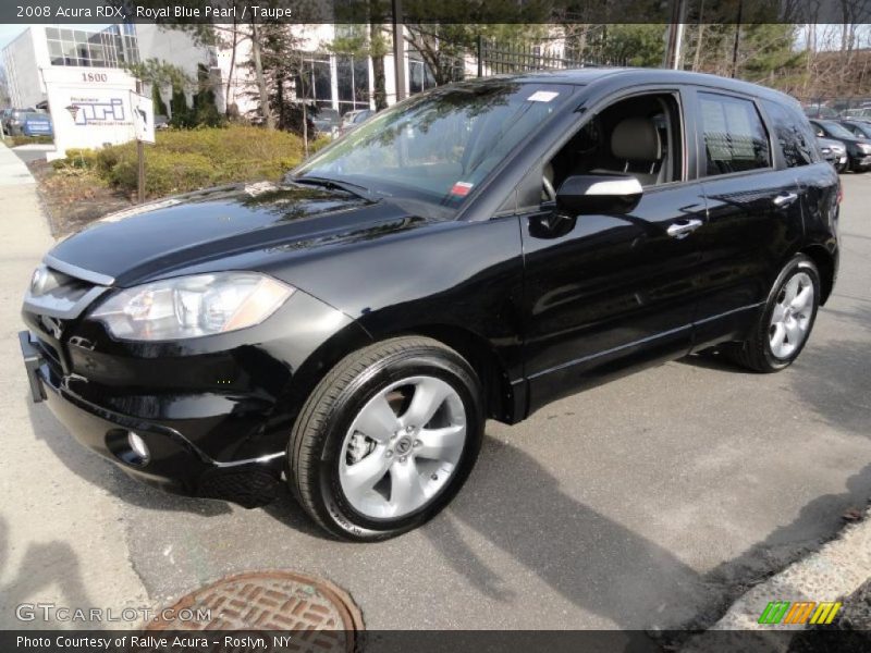 Royal Blue Pearl / Taupe 2008 Acura RDX