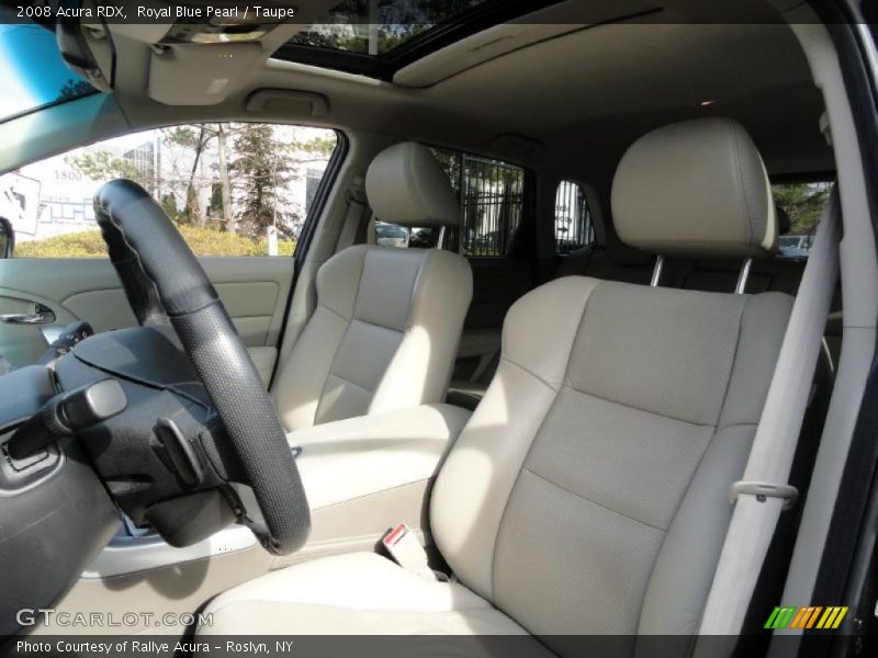 Royal Blue Pearl / Taupe 2008 Acura RDX