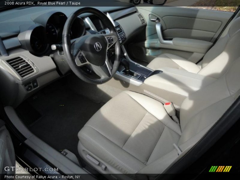 Royal Blue Pearl / Taupe 2008 Acura RDX