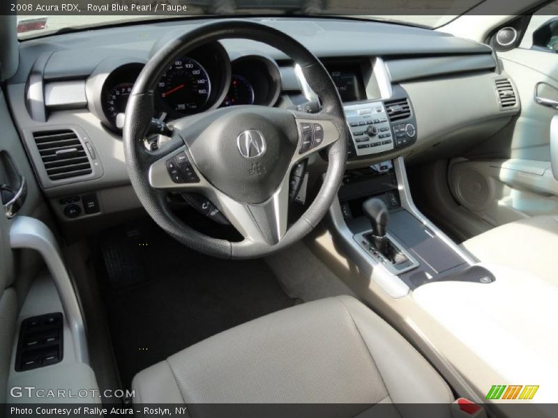Royal Blue Pearl / Taupe 2008 Acura RDX