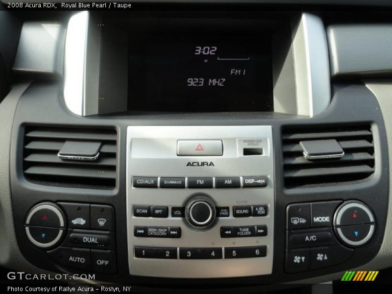 Royal Blue Pearl / Taupe 2008 Acura RDX
