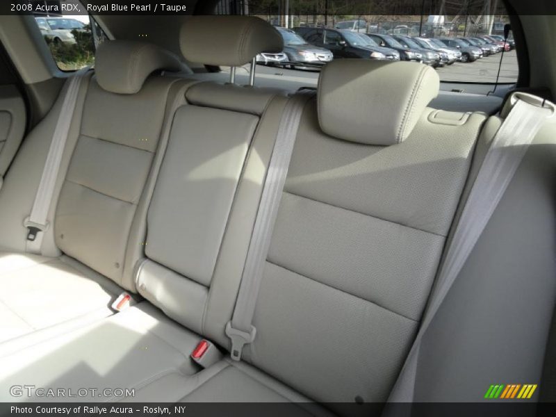 Royal Blue Pearl / Taupe 2008 Acura RDX