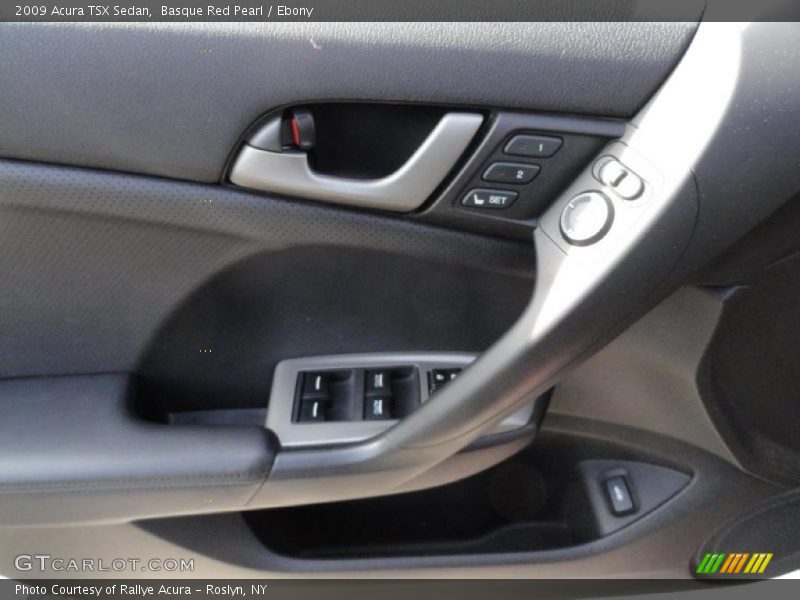Basque Red Pearl / Ebony 2009 Acura TSX Sedan