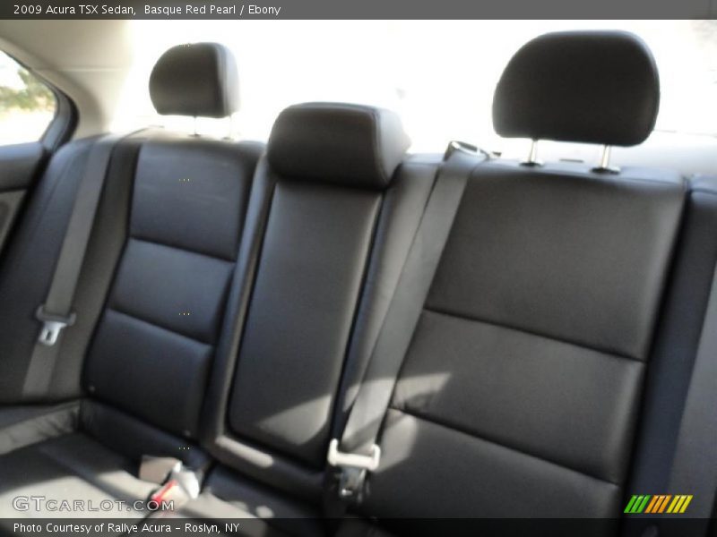 Basque Red Pearl / Ebony 2009 Acura TSX Sedan