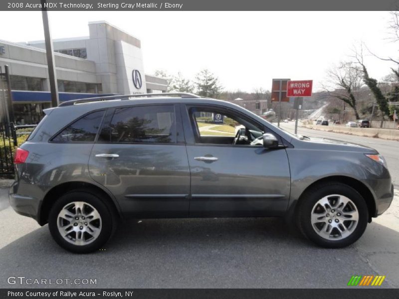 Sterling Gray Metallic / Ebony 2008 Acura MDX Technology