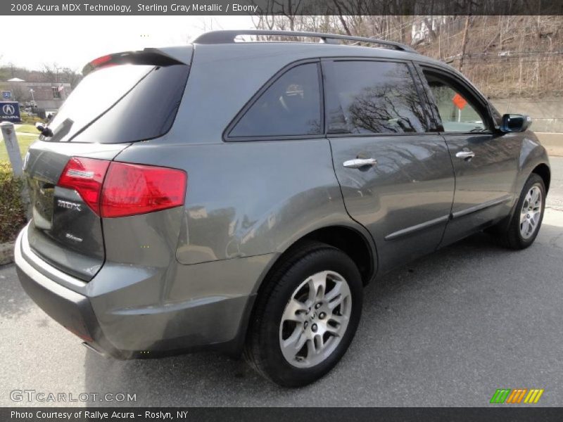 Sterling Gray Metallic / Ebony 2008 Acura MDX Technology