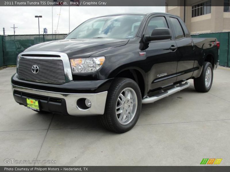 Black / Graphite Gray 2011 Toyota Tundra TSS Double Cab