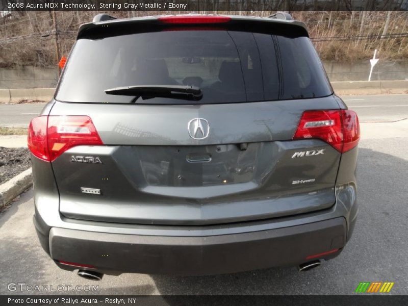 Sterling Gray Metallic / Ebony 2008 Acura MDX Technology