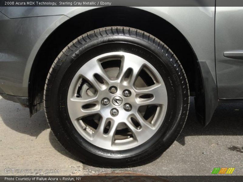 Sterling Gray Metallic / Ebony 2008 Acura MDX Technology