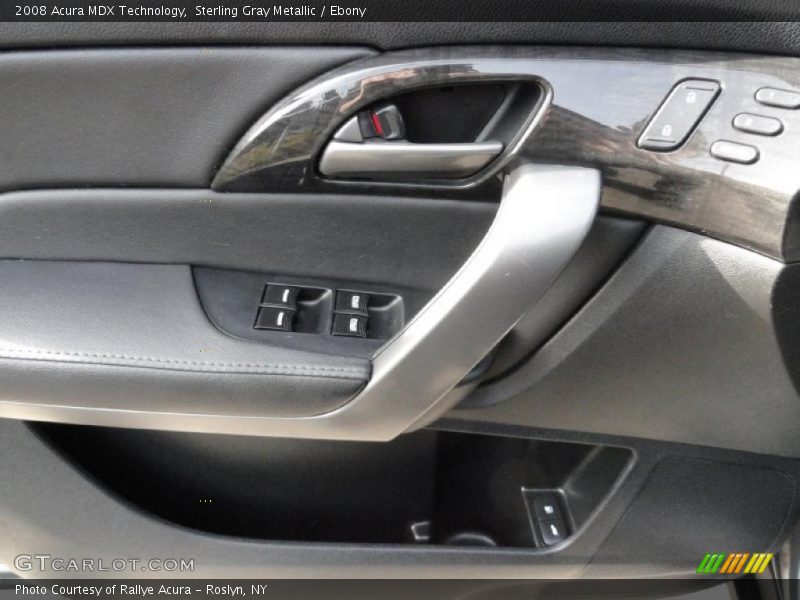 Sterling Gray Metallic / Ebony 2008 Acura MDX Technology