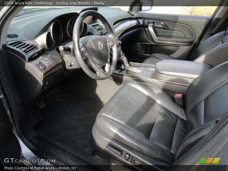 Sterling Gray Metallic / Ebony 2008 Acura MDX Technology