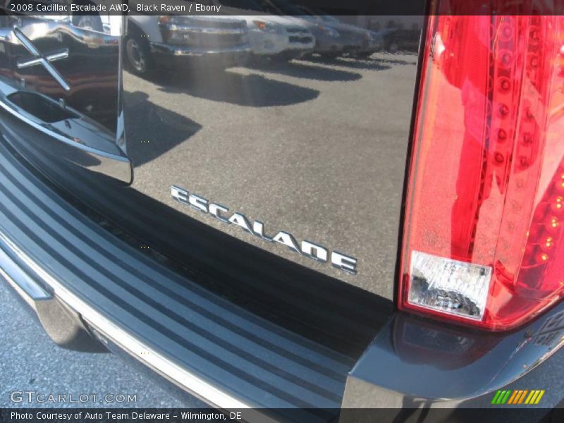 Black Raven / Ebony 2008 Cadillac Escalade AWD