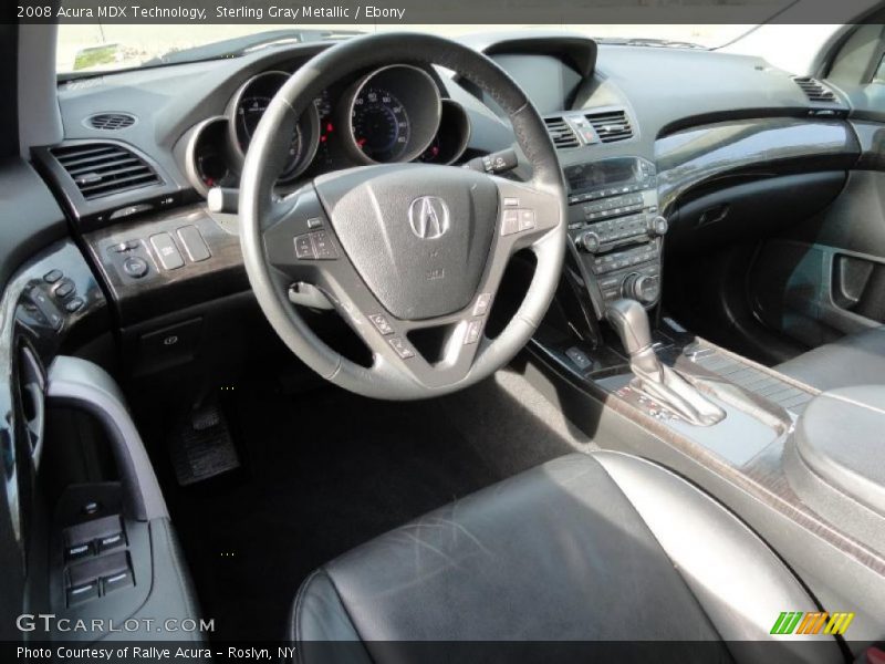 Sterling Gray Metallic / Ebony 2008 Acura MDX Technology