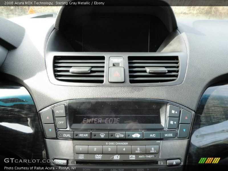Sterling Gray Metallic / Ebony 2008 Acura MDX Technology
