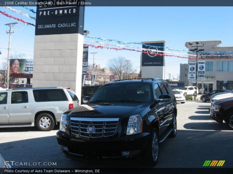 Black Raven / Ebony 2008 Cadillac Escalade AWD