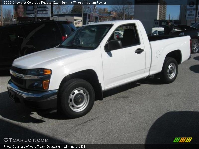 Summit White / Medium Pewter 2006 Chevrolet Colorado Regular Cab