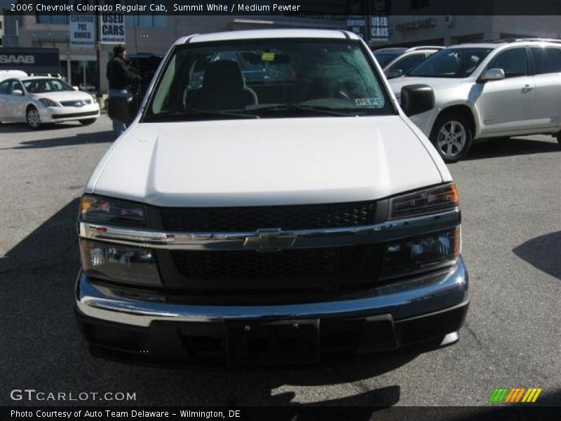 Summit White / Medium Pewter 2006 Chevrolet Colorado Regular Cab