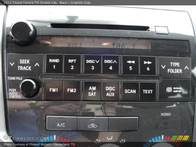 Controls of 2011 Tundra TSS Double Cab
