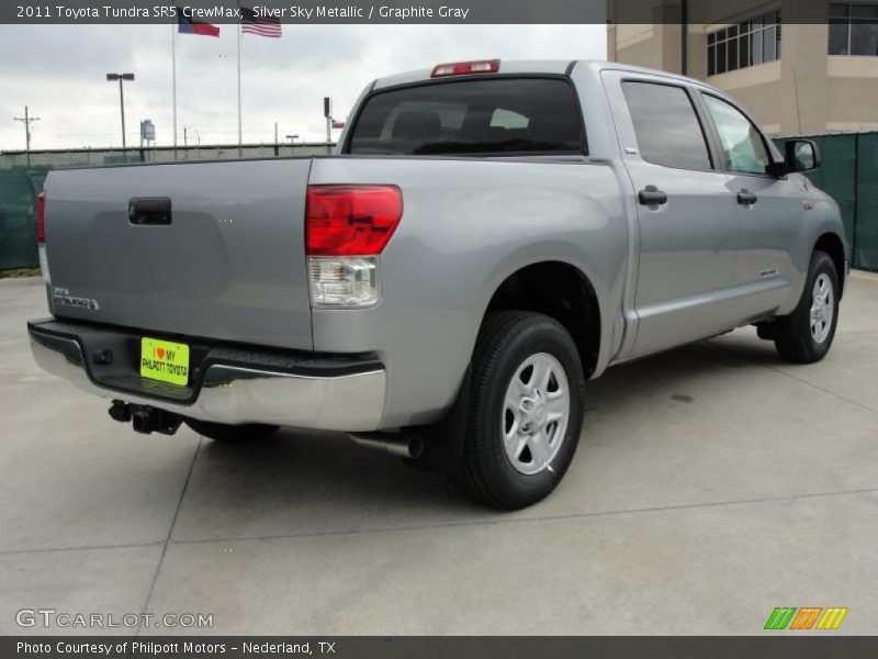 Silver Sky Metallic / Graphite Gray 2011 Toyota Tundra SR5 CrewMax