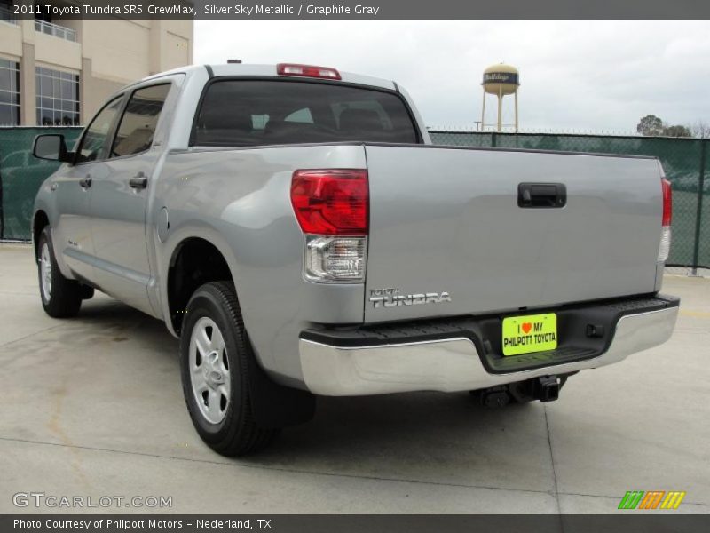 Silver Sky Metallic / Graphite Gray 2011 Toyota Tundra SR5 CrewMax