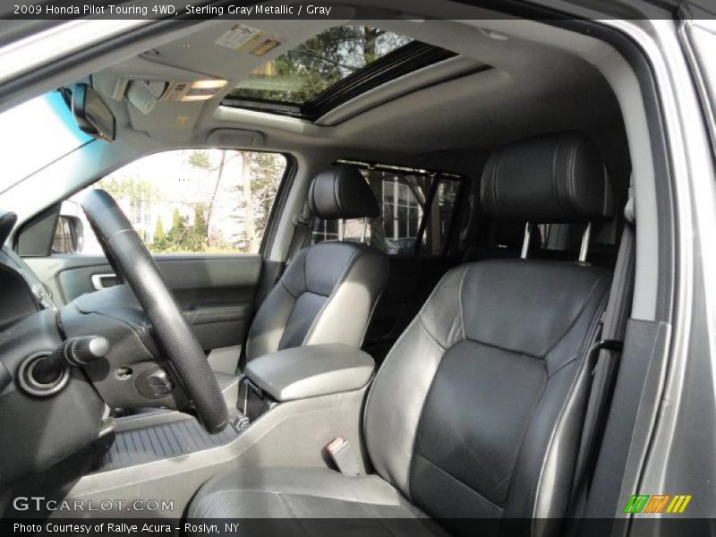 Sterling Gray Metallic / Gray 2009 Honda Pilot Touring 4WD