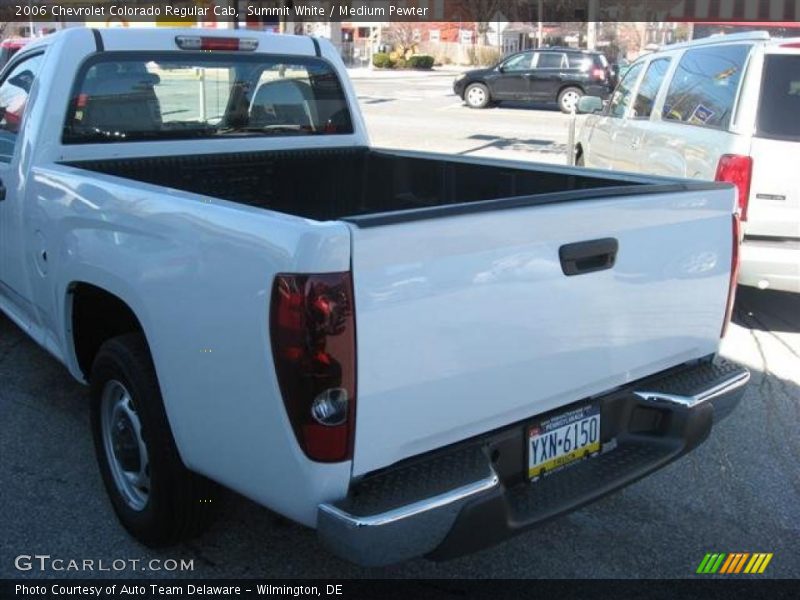 Summit White / Medium Pewter 2006 Chevrolet Colorado Regular Cab