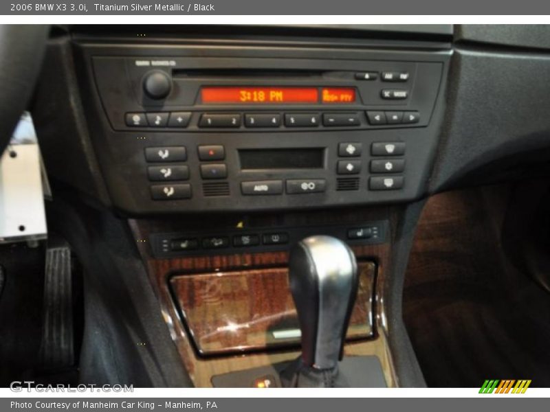 Titanium Silver Metallic / Black 2006 BMW X3 3.0i