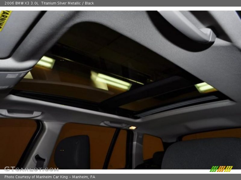Titanium Silver Metallic / Black 2006 BMW X3 3.0i