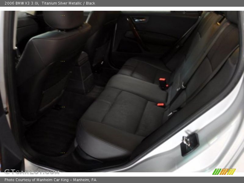 Titanium Silver Metallic / Black 2006 BMW X3 3.0i