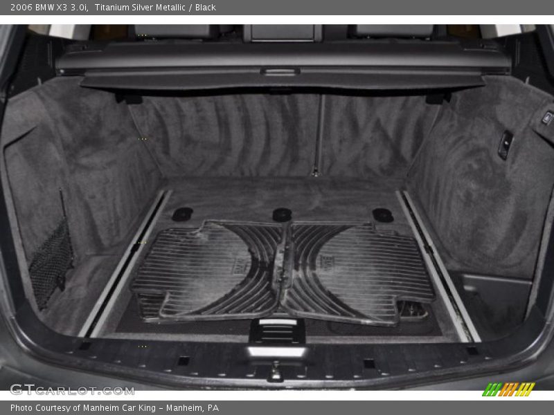 Titanium Silver Metallic / Black 2006 BMW X3 3.0i