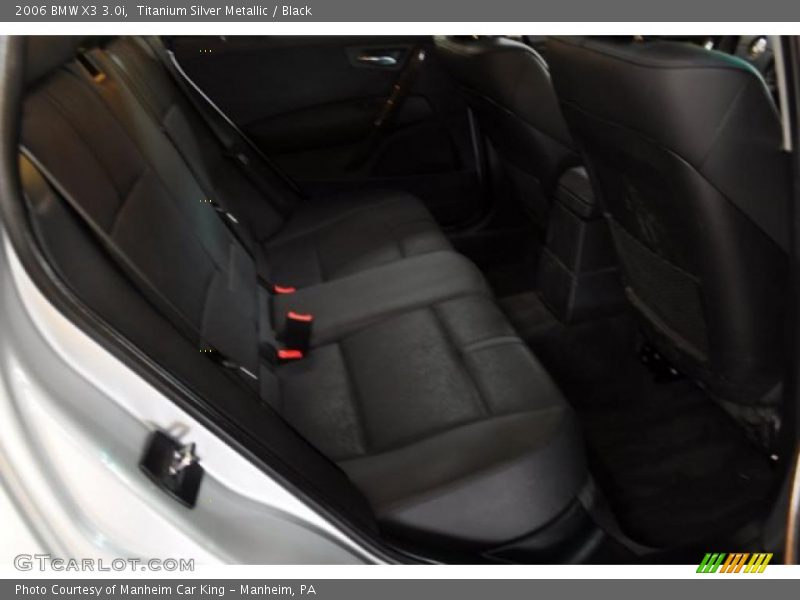 Titanium Silver Metallic / Black 2006 BMW X3 3.0i