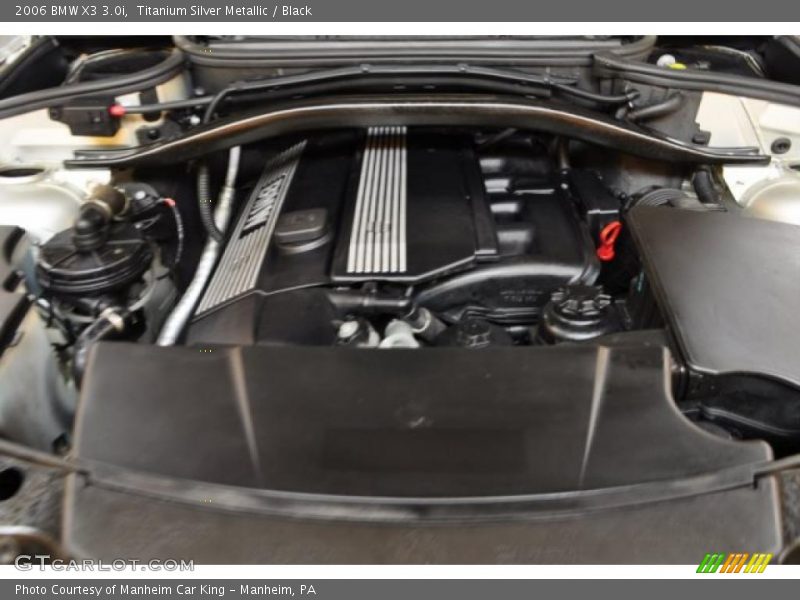 Titanium Silver Metallic / Black 2006 BMW X3 3.0i