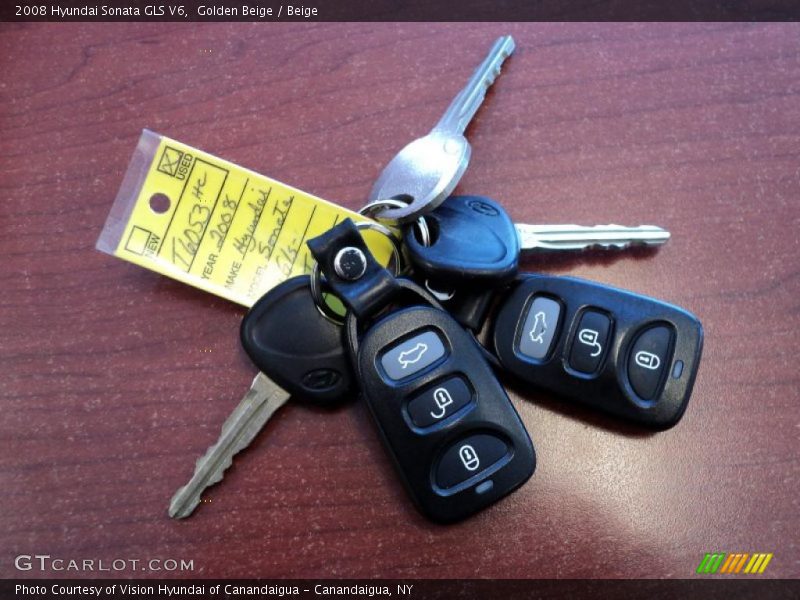 Golden Beige / Beige 2008 Hyundai Sonata GLS V6