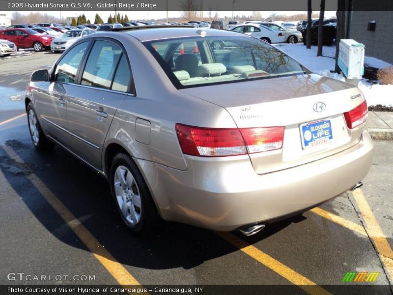 Golden Beige / Beige 2008 Hyundai Sonata GLS V6