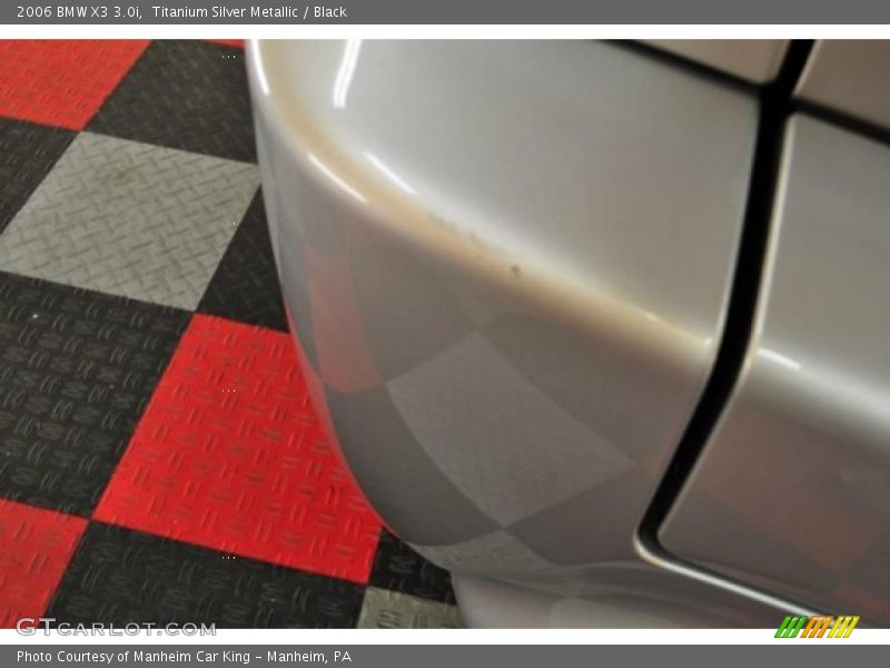 Titanium Silver Metallic / Black 2006 BMW X3 3.0i
