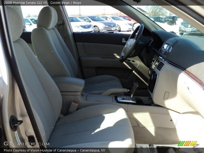 Golden Beige / Beige 2008 Hyundai Sonata GLS V6