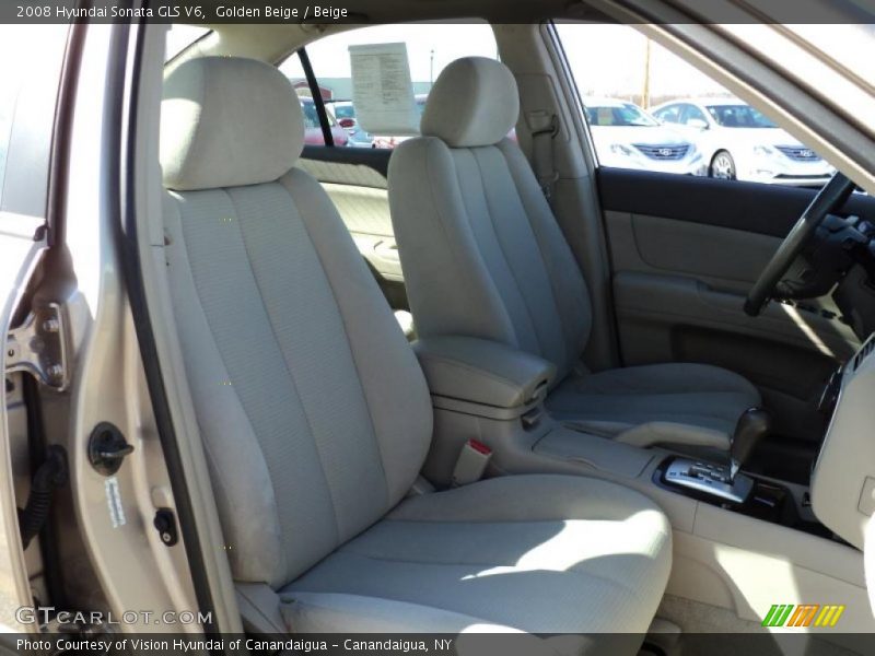 Golden Beige / Beige 2008 Hyundai Sonata GLS V6